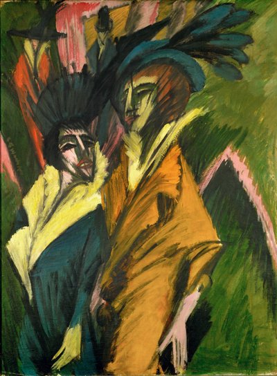 Zwei Frauen von Ernst Ludwig Kirchner