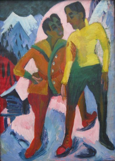 Zwei Brüder von Ernst Ludwig Kirchner