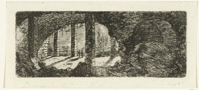 Ruine von Fort Sint-Pieter bei Maastricht von Ernst Willem Jan Bagelaar
