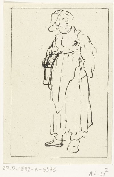 Stehende Bäuerin von Ernst Willem Jan Bagelaar