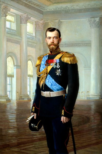 Porträt von Kaiser Nikolaus II., 1900 von Ernst von Liphart