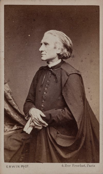 Porträt des Komponisten Franz Liszt 1811-1886 von Erwin Hanfstaengl