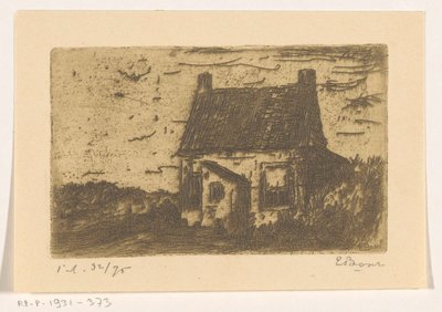 Häuschen in Ter Heijde bei Den Haag von Etienne Bosch (signed by artist)