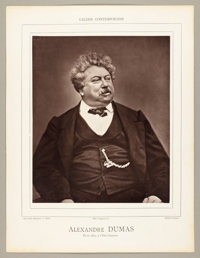 Alexandre Dumas (französischer Schriftsteller und Dramatiker, 1802-1870) von Etienne Carjat