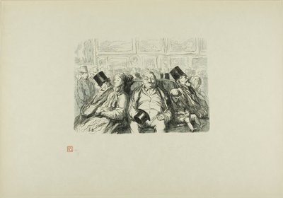 Paris, Die große Kunstausstellung: Im Großen Salon, Ein Moment der Reflexion von Etienne Carjat