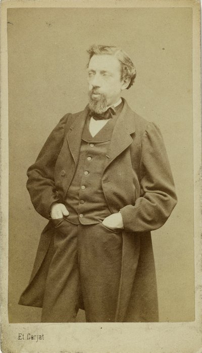Porträt des Komponisten François-Auguste Gevaert 1828-1908, ca. 1870 von Etienne Carjat