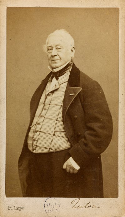 Porträt des Komponisten und Flötisten Jean-Louis Tulou 1786-1865, ca. 1860 von Etienne Carjat