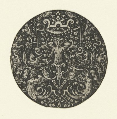 Geflügelte Frau von Etienne Delaune