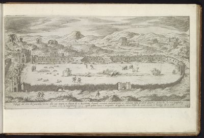 Circus von Maxentius in Rom von Etienne Duperac