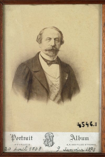 Porträt von Kaiser Napoleon III von Etienne & Neurdein Louis Antonin (1846 p. 1915) Neurdein