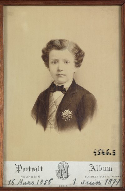 Porträt des Prinzen Imperial von Etienne & Neurdein Louis Antonin (1846 p. 1915) Neurdein