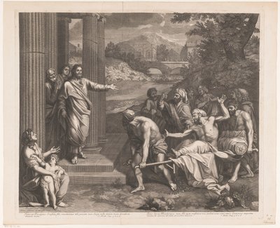 Christus heilt den Gelähmten von Etienne Picart