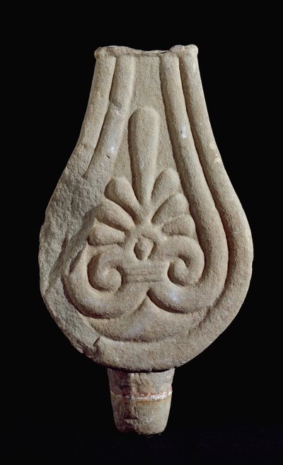 Etruskische Zivilisation: Stele von Fiesole aus Sandstein aus Sesto Fiorentino Italien. 550-500 v. Chr. Florenz, Archäologisches Museum von Etruscan