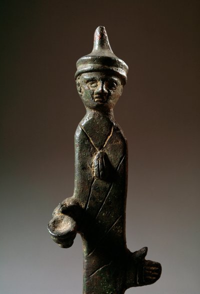 Haruspex, Bronzeskulptur, 3. Jahrhundert v. Chr. von Etruscan Etruscan