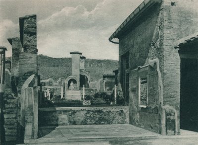 Straße zum Forum hinauf, Pompeji, Italien von Eugen Poppel