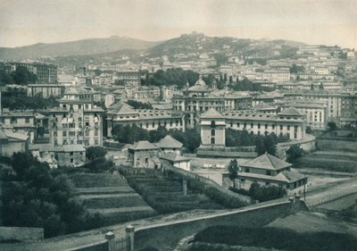 Blick auf Genua, Italien, 1927 von Eugen Poppel