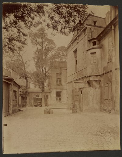 Ehemaliges Karmeliterkloster, Hôtel Lavalière, wird verschwinden, Rue Saint-Jacques von Eugène Atget