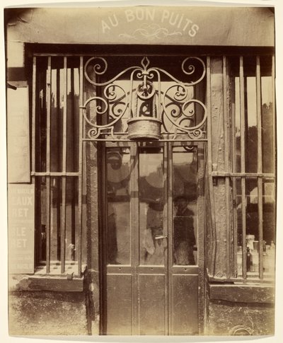 Am guten Brunnen, Rue Michel Le Conte, 36 (IIIe) von Eugène Atget
