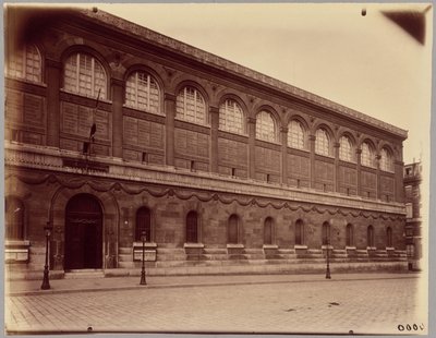 [Bibliothèque Sainte-Geneviève, Place du Panthéon] von Eugène Atget