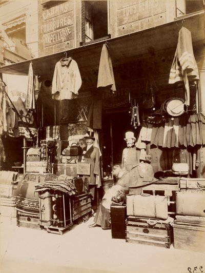 Boutique - rue du Petit Thomas von Eugène Atget