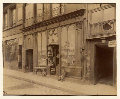 Boutique Louis XVI, 3 quai Bourbon von Eugène Atget