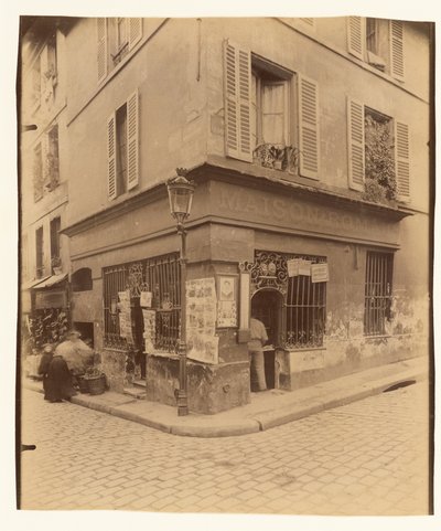 Kabarett, Rue Mouffetard von Eugène Atget