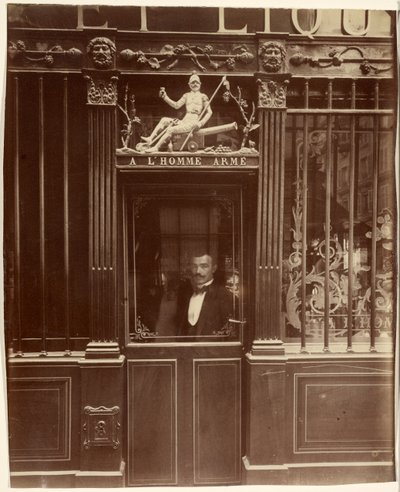 Café, 25, rue des Blancs-Manteaux von Eugène Atget