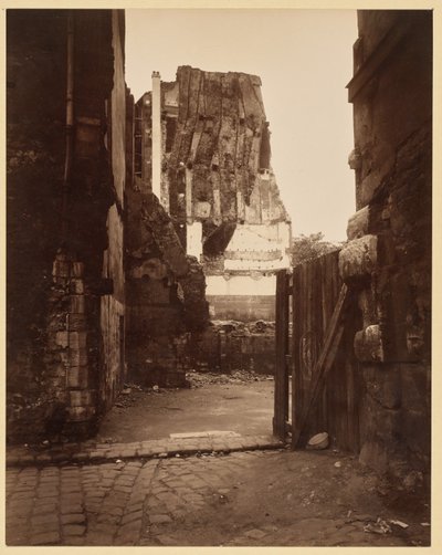 Ecke Rue du Cimetière, Saint-Benoît von Eugène Atget