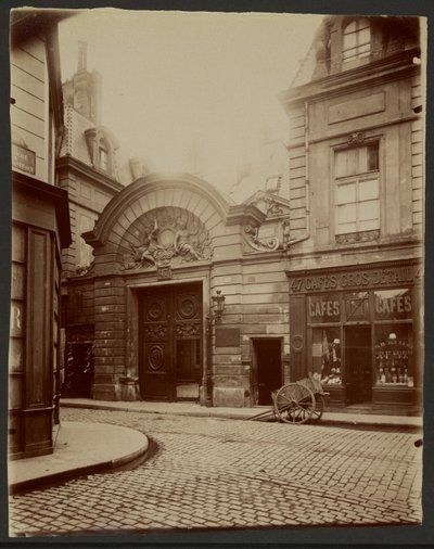 [Eingang zu einem Privathotel 47 Rue Vielle du Temple] von Eugène Atget