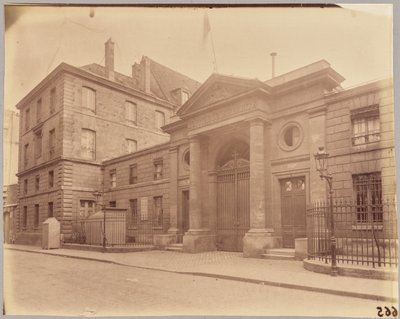 Hôpital de la Charité von Eugène Atget