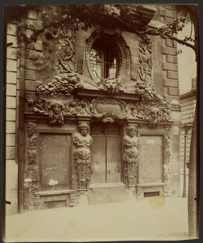 Hôtel Fieubet, Quai des Célestins von Eugène Atget