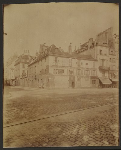 Hôtel Lavieuville, Quai des Célestins von Eugène Atget