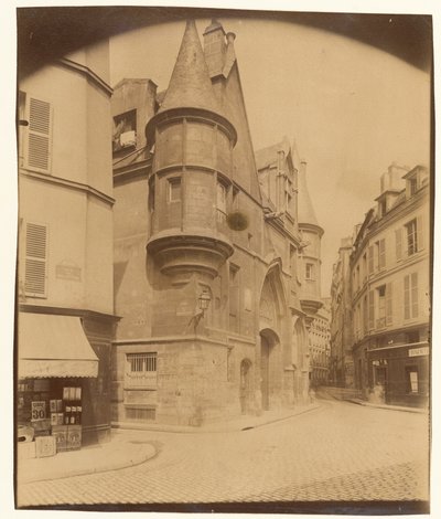 Hôtel de Sens, Rue du Figuier von Eugène Atget