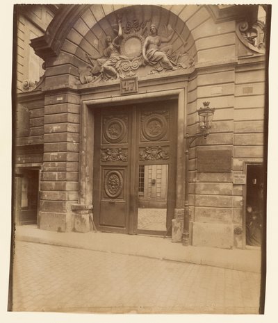 Hôtel des Ambassadeurs de Hollande, 47 rue Vieille-du-Temple von Eugène Atget