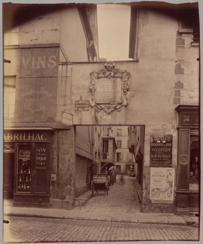 Impasse Barbette von Eugène Atget