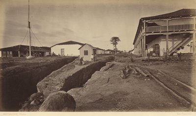 Innenansicht eines Arbeiterhauses, rue de Romainville von Eugène Atget