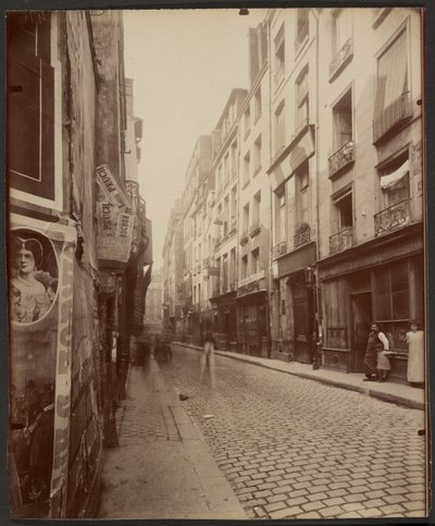Die Häuser der Rue Grenier St. Lazare 4, 6, 8 von Eugène Atget