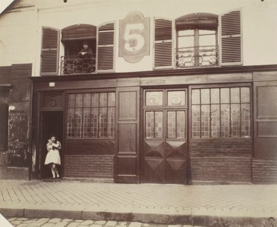 Haus in Versailles von Eugène Atget