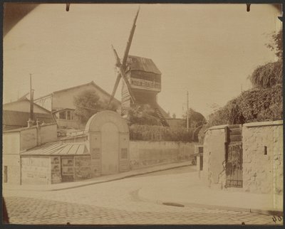 Moulin de la Galette von Eugène Atget