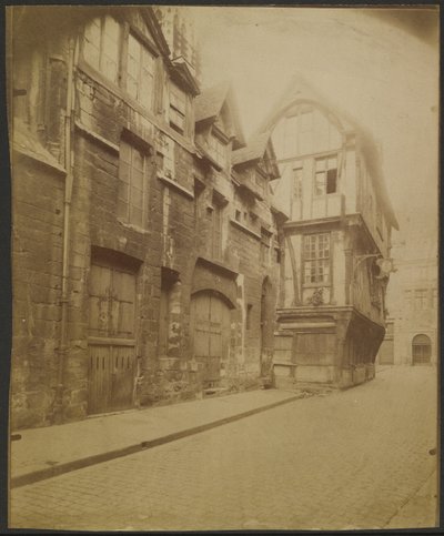 Rouen, Haus in der Rue Saint-Romain von Eugène Atget