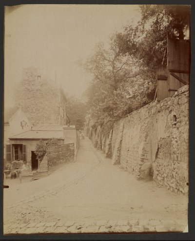 Rue Saint-Vincent Montmartre von Eugène Atget