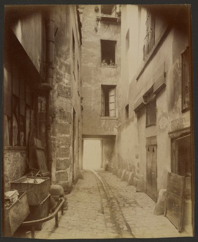 Vieille Cour, 22 Rue Quincampoix (4°) von Eugène Atget