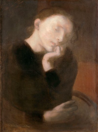 Meditation von Eugène Carrière