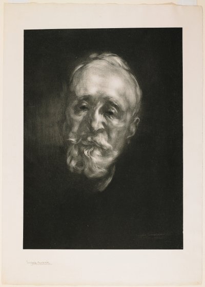 Puvis de Chavannes (Zweite Platte) von Eugène Carrière