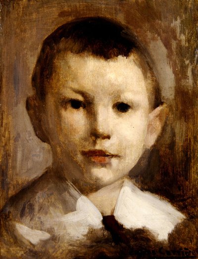 Studie für das Porträt von Marcel Lacarriere von Eugène Carrière