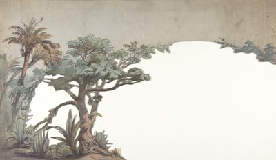 Entwurf für ein Bühnenbild an der Opéra, Paris, 1828-90 von Eugene Ciceri
