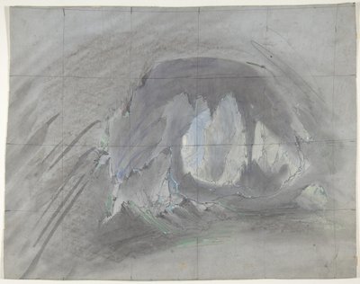 Entwurf für ein Bühnenbild an der Opéra, Paris, 1828-90 von Eugene Ciceri