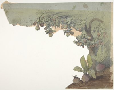 Entwurf für ein Bühnenbild an der Opéra, Paris, 1830-90 von Eugene Ciceri