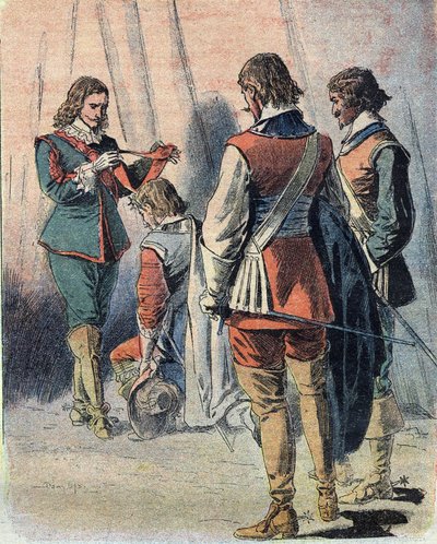 Illustration für "Vingt ans après" von Eugene Damblans