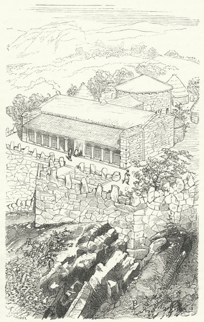 Haus eines pelasgischen Adligen von Eugene Emmanuel after Viollet le Duc